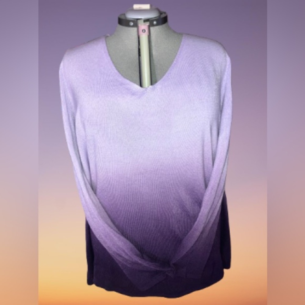 Denim 24/7 ombré sweater, wmns sz 1x